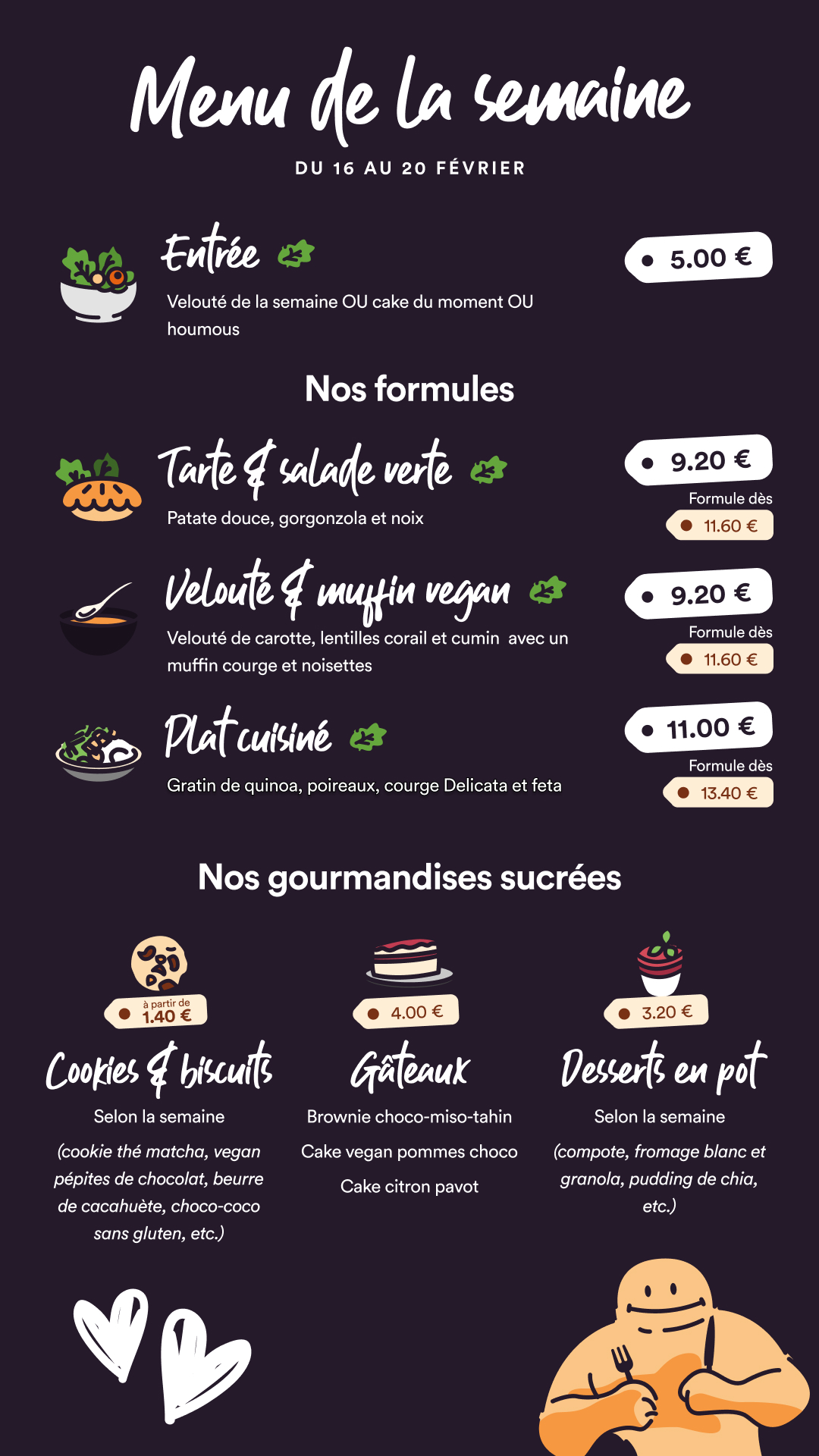 Menu - Entrée 6 vente à emporter